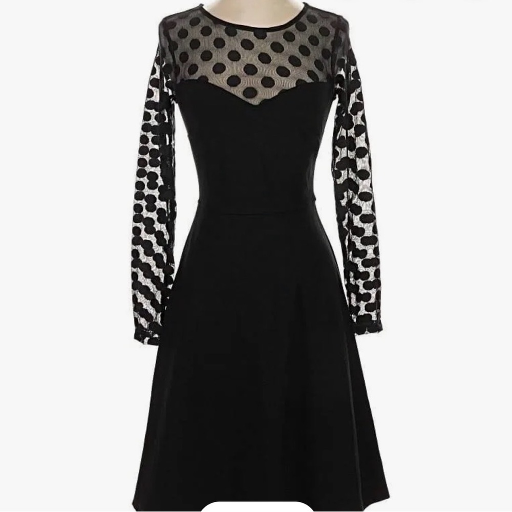 NWT Midi black dress